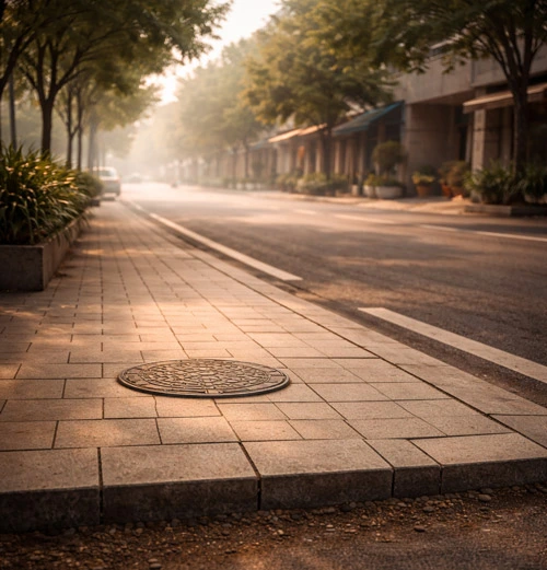 Minh họa nap ho ga trong ha tang do thi