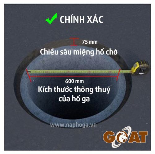 Làm thế nào để đo kích thước của nắp hố ga chính xác?