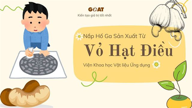 Tại sao có thể sản xuất nắp hố ga thoát nước từ dầu vỏ hạt điều?