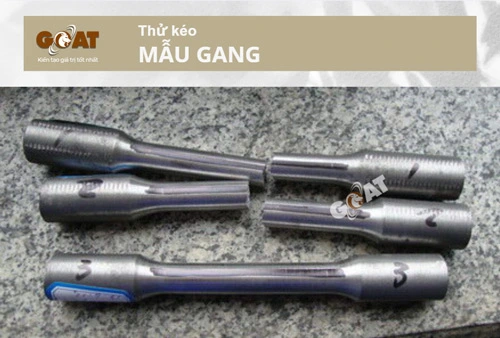 Thử kéo cơ tính vật liệu gang (ảnh minh hoạ)