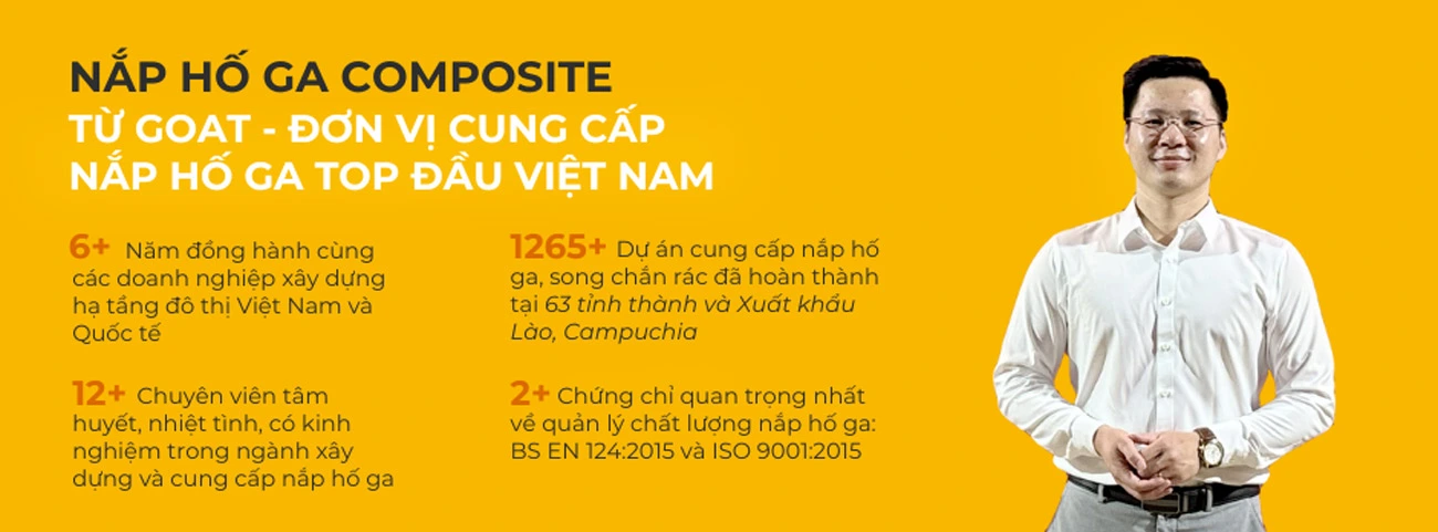 Báo giá nắp hố ga composite GOAT