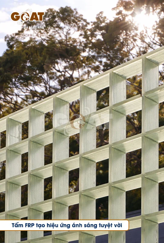 Ứng dụng FRP grating trong suốt trong thiết kế kiến trúc 1