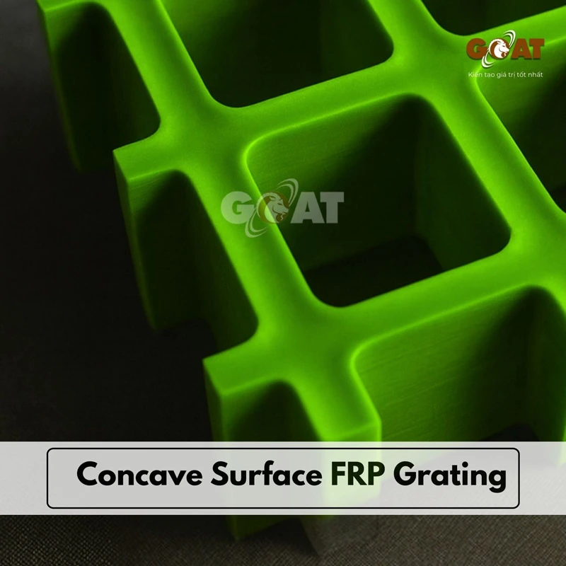 FRP dạng rãnh lõm - Concave FRP grating