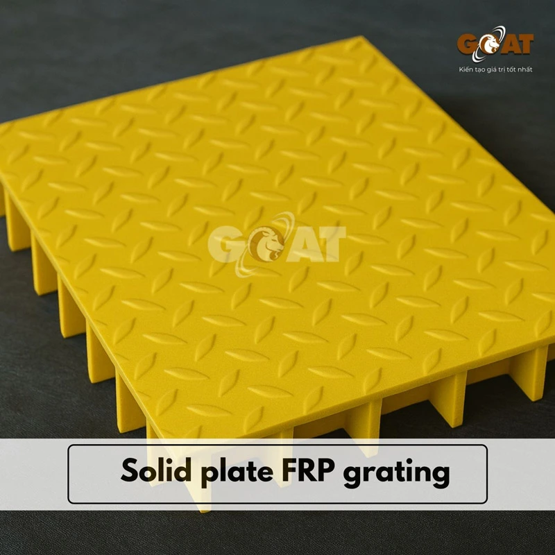 Sàn FRP dạng đặc - Solid Plate FRP grating