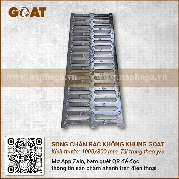 Song chắn rác 1000x300 Gang cầu GOAT