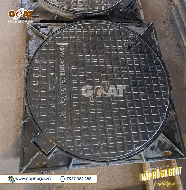 Lớp sơn Bitum cho nắp hố ga gang