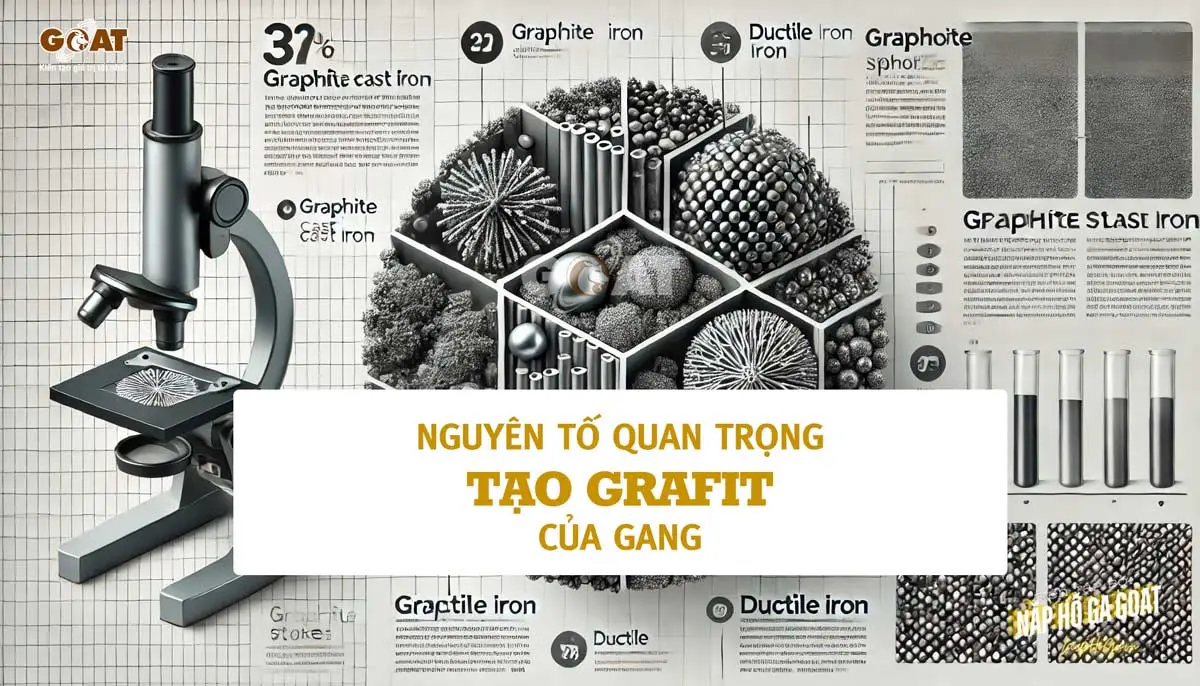 Nguyên tố đóng vai trò quan trọng trong việc tạo grafit trong gang