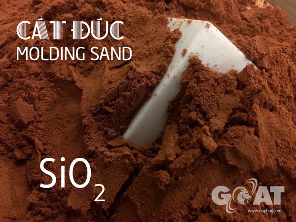 Cát đúc là thành phần quan trọng có trong vật liệu làm khuôn cát