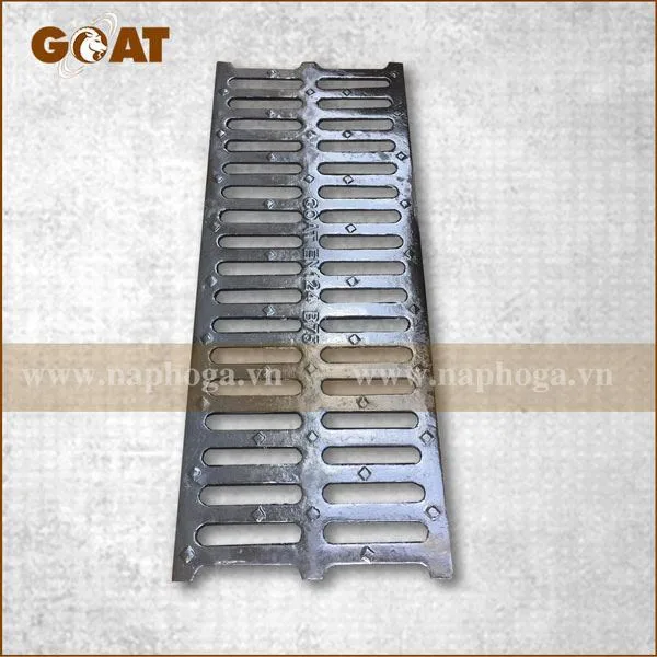 Song chắn rác 1000x300 Gang cầu GOAT - Loại có đầu chờ