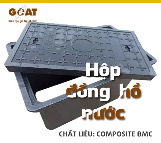 Hộp đồng hồ nước composite BMC