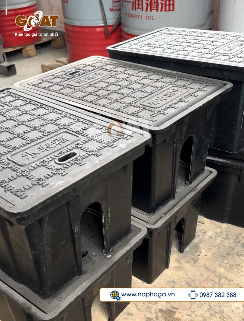 Nắp hộp đồng hồ nước composite