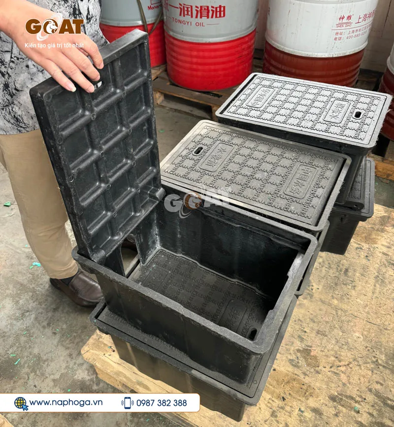 Nắp hộp đồng hồ nước composite