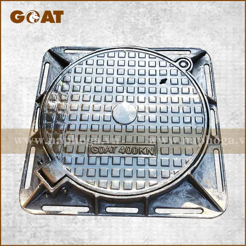 Nắp hố ga gang cầu 850x850 GOAT