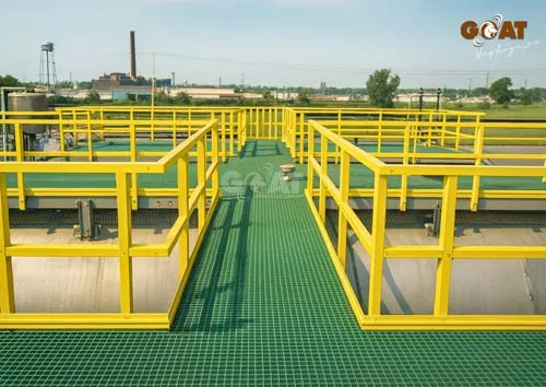 Ứng dụng quan trọng nhất cỉa sàn FRP là sàn thao tác