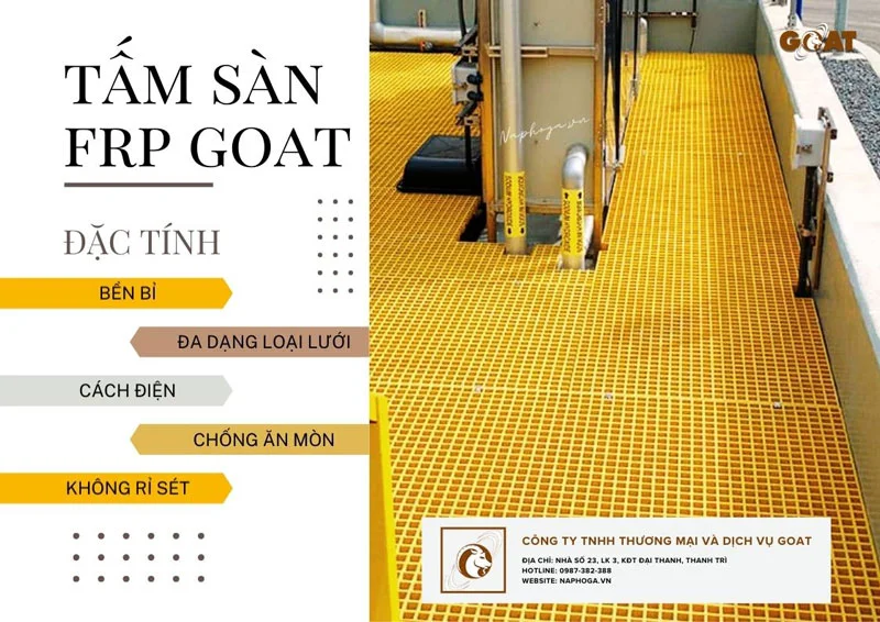 Ưu điểm vượt trội của FRP là cách điện, chống ăn mòn, không han gỉ