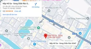 Xem đường đi đến Nắp hố ga Song chắn rác GOAT